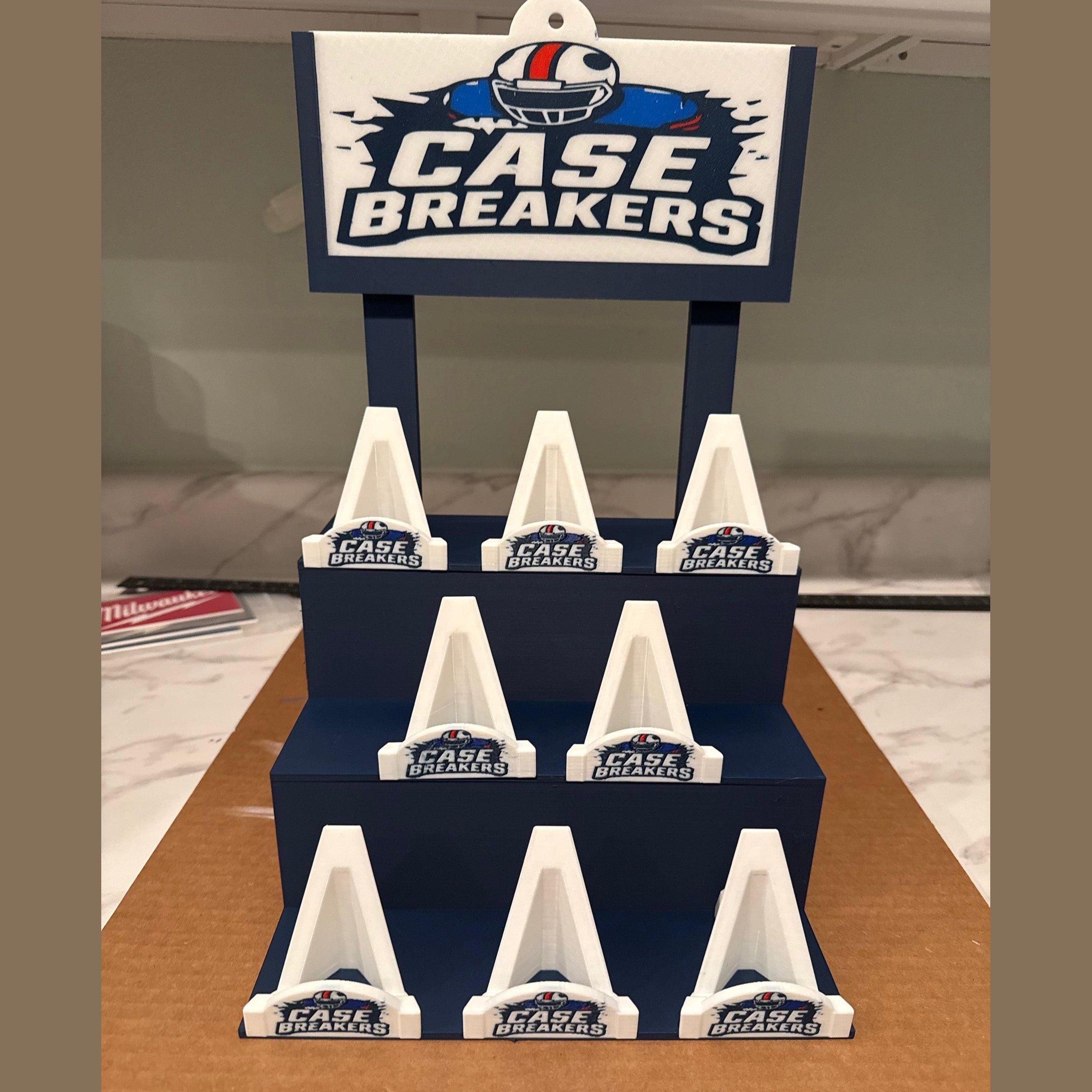3D Printed Bleacher Card Display System - Multiple Configurations.