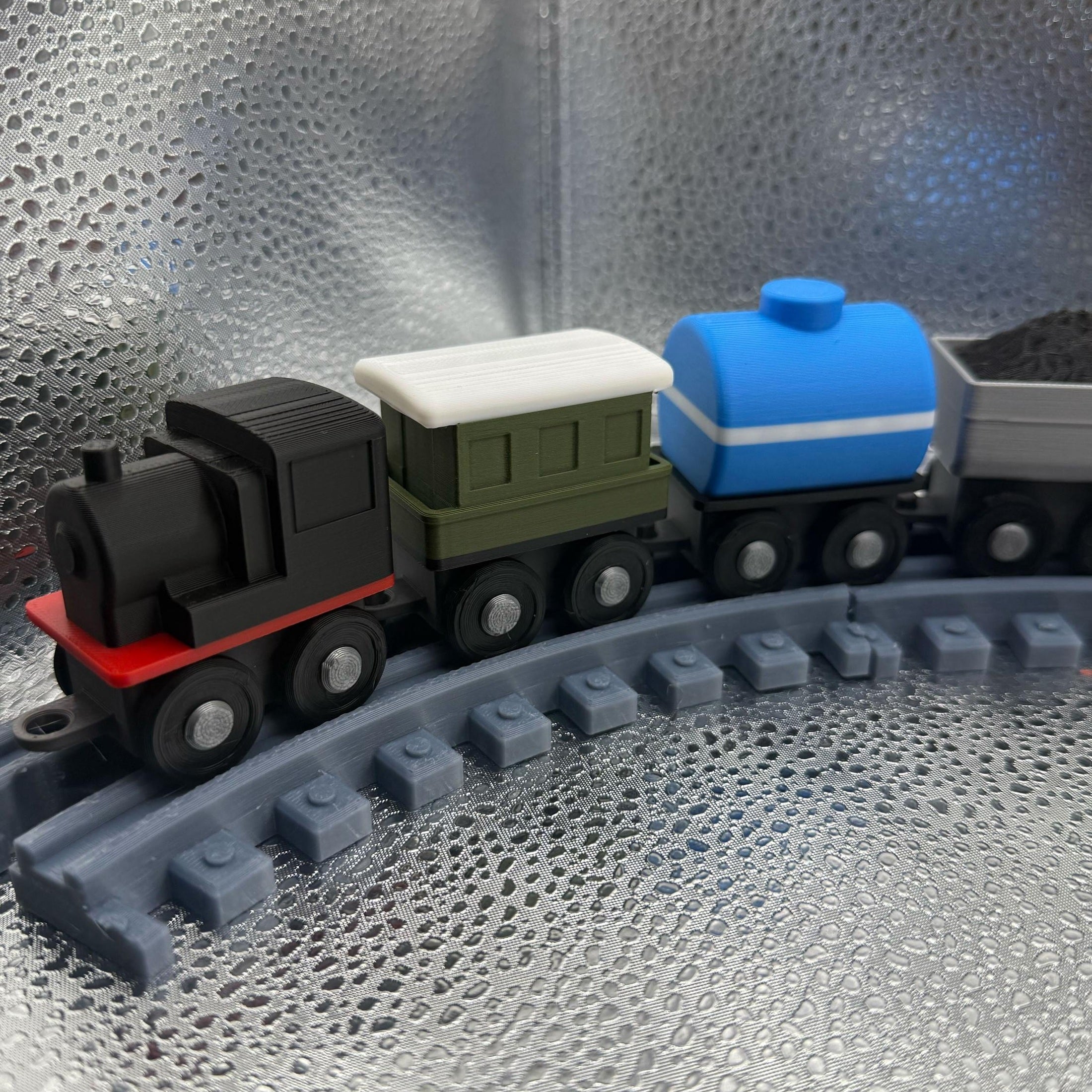3D Printed Tiny Train Track Starter Kit -All 6 Trains.