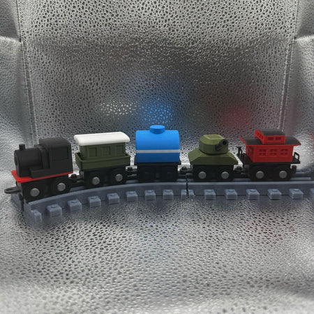 3D Printed Tiny Train Track Starter Kit -All 6 Trains.