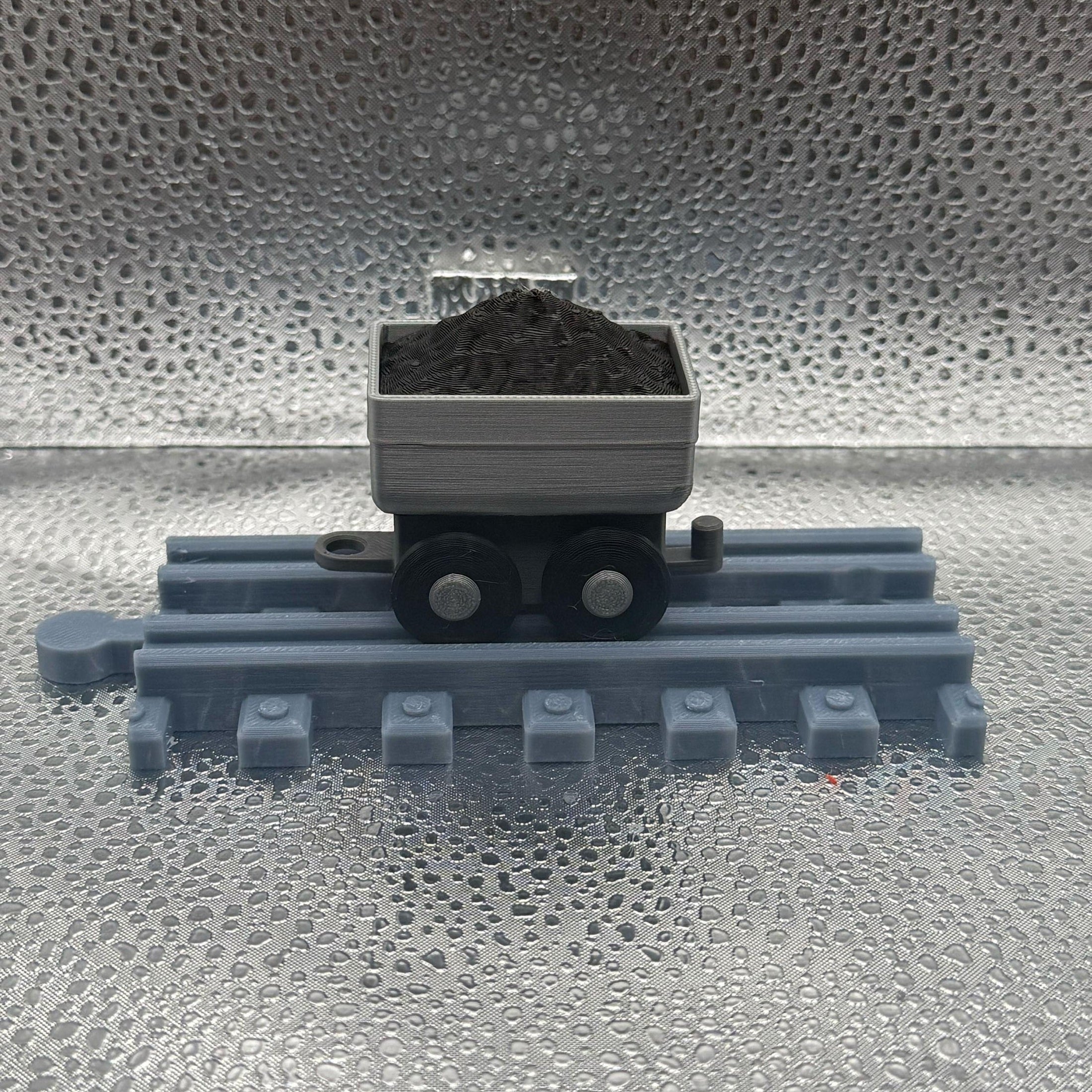 3D Printed Tiny Coal Tank Car.