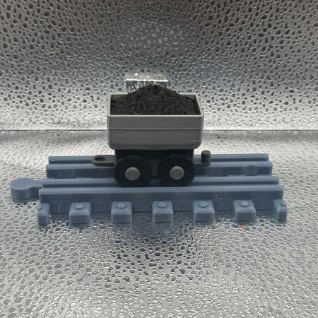 3D Printed Tiny Coal Tank Car.