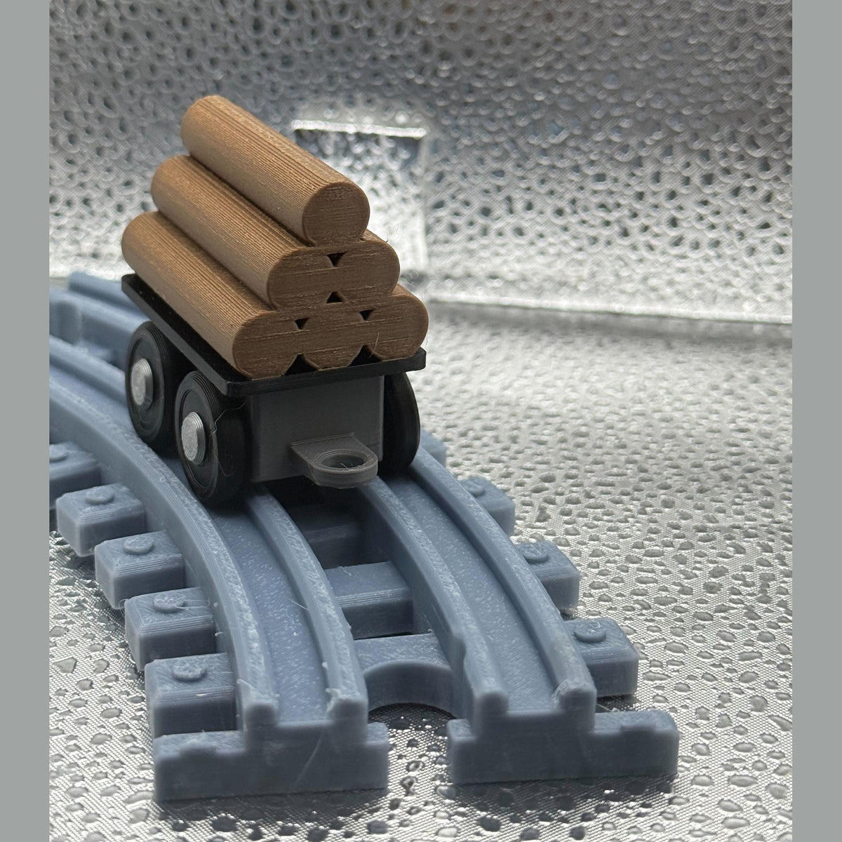 3D Printed Tiny Log Car.