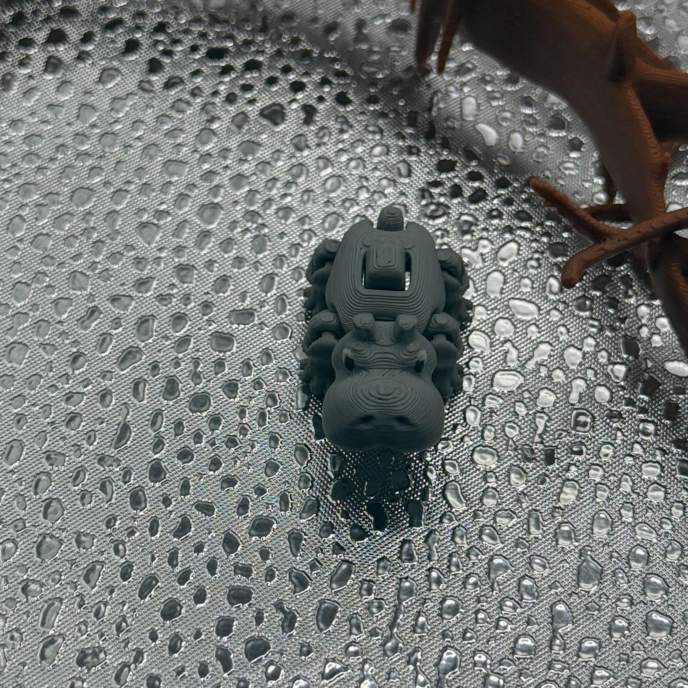 3D Printed Articulated Baby Print-A-Pal Hippo- It's "hippo-sitively" charming!.