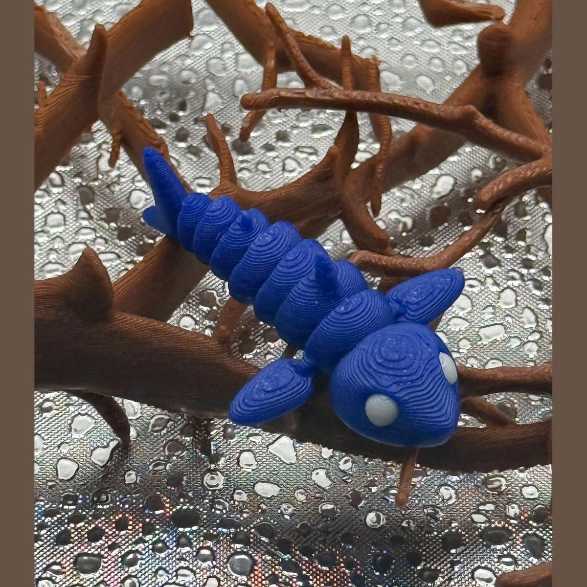 3D Printed Articulated Baby Print-A-Pal Blue Fish - Reel it on in!.