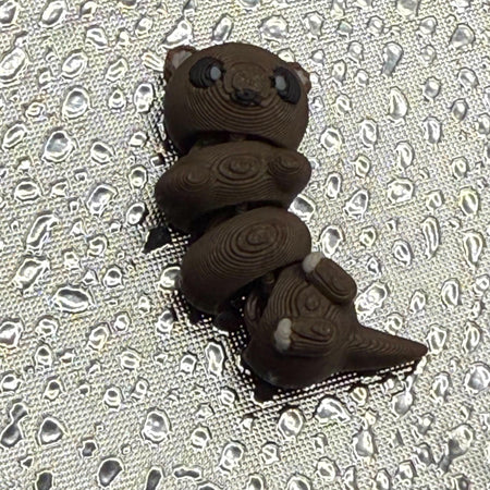 3D Printed Articulated Baby Print-A-Pal Otter - No need to explore the river banks anymore!.