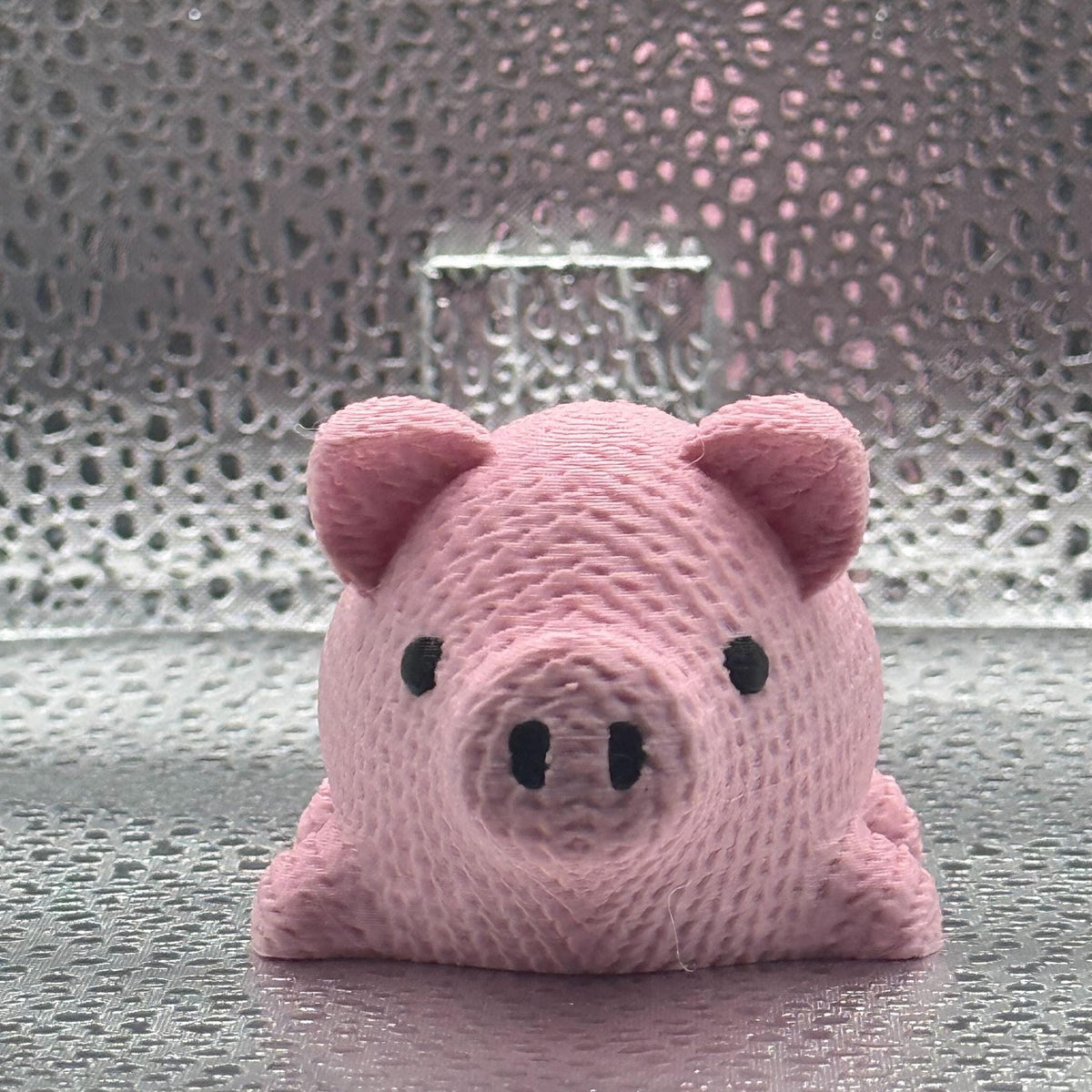 3D Printed Knitted Pig - Oinking all the way home.