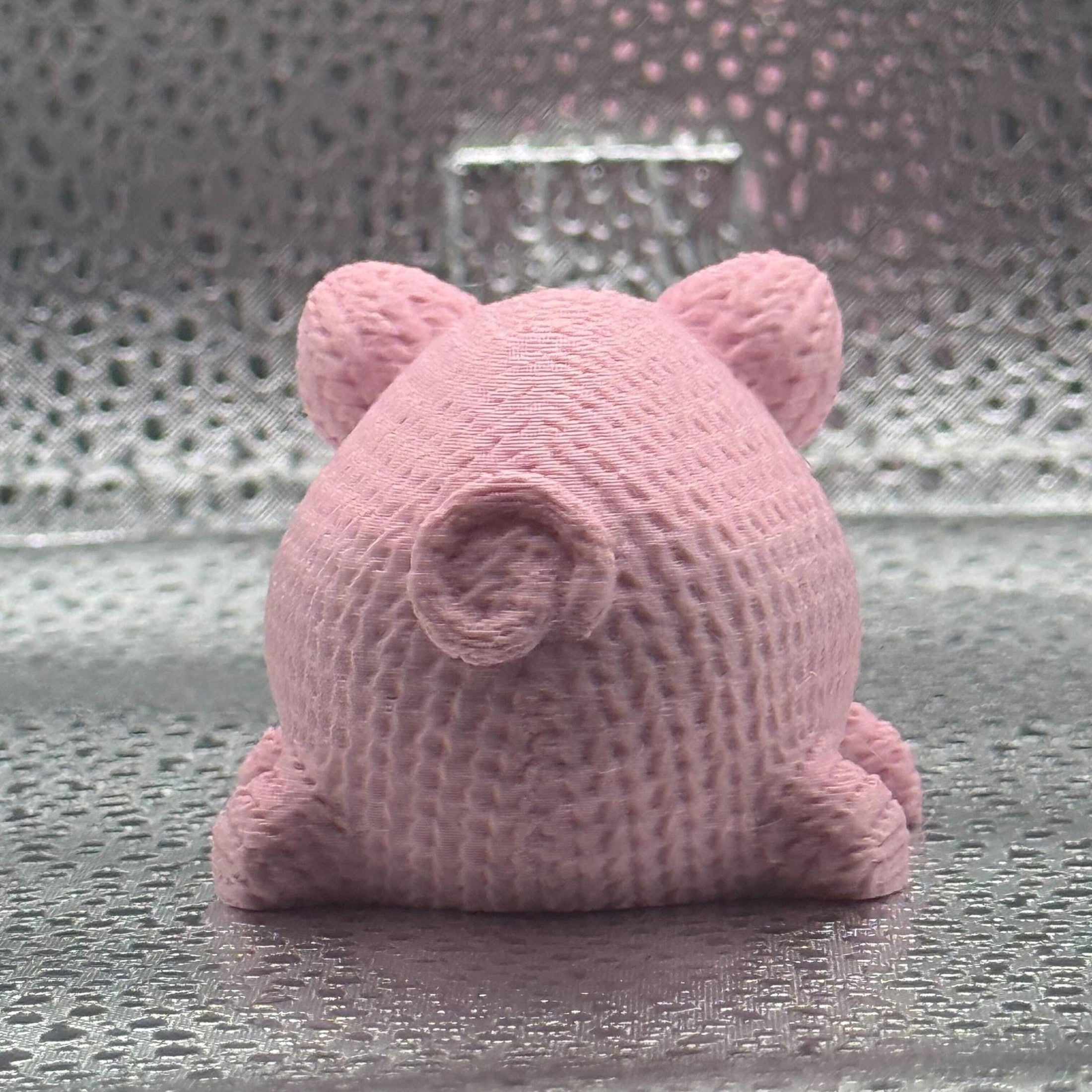 3D Printed Knitted Pig - Oinking all the way home.