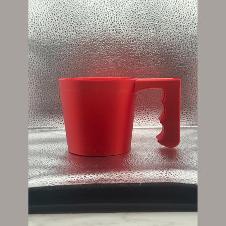 3D Printed Pint Ice Cream Holder with Spoon Slot- No more freezing hands!.