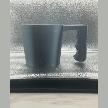 3D Printed Pint Ice Cream Holder with Spoon Slot- No more freezing hands!.