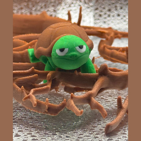3D Printed Articulated Adult Print-A-Pal Turtle - Are you turtle enough?.
