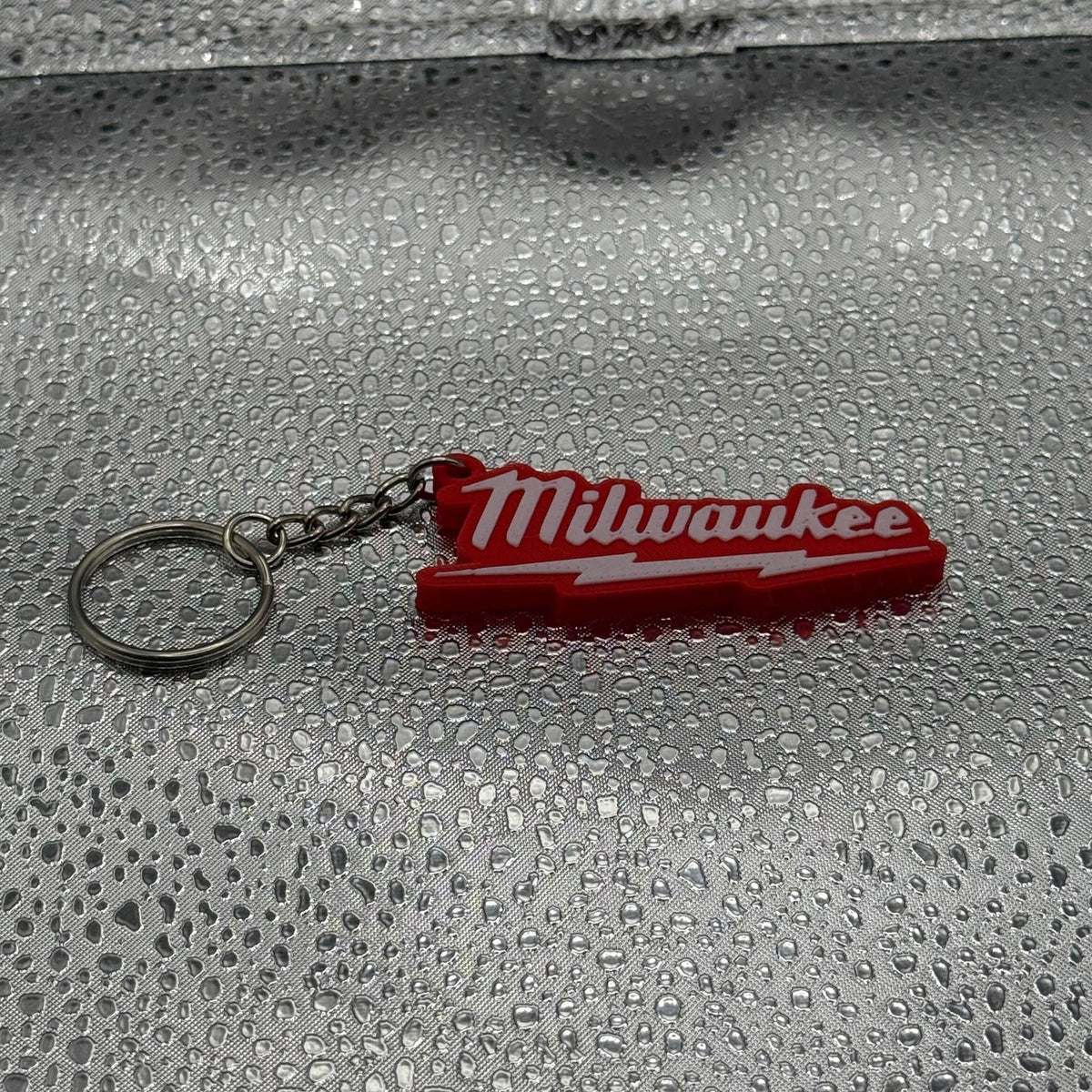 3D Printed Milwaukee Keychain.