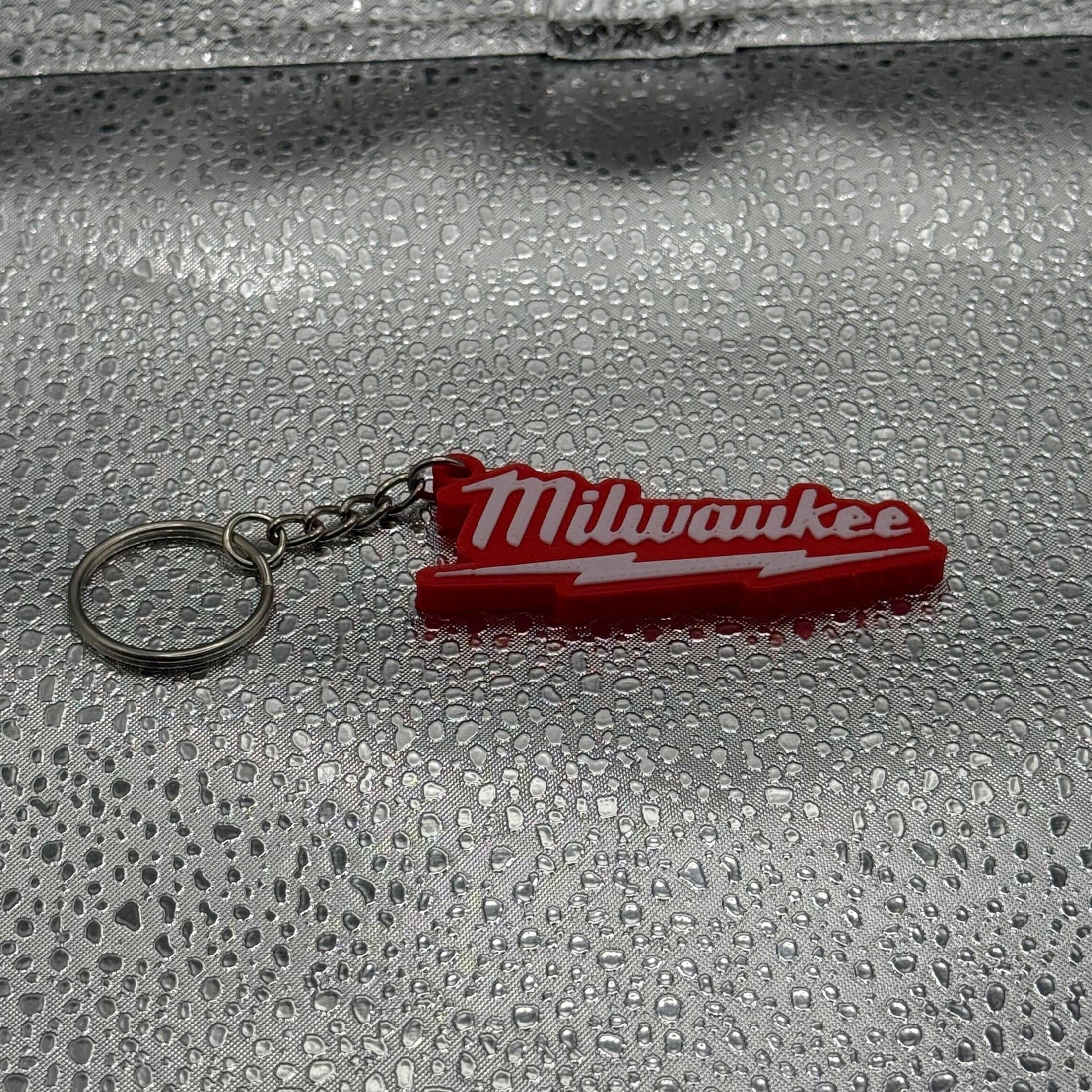 3D Printed Milwaukee Keychain.
