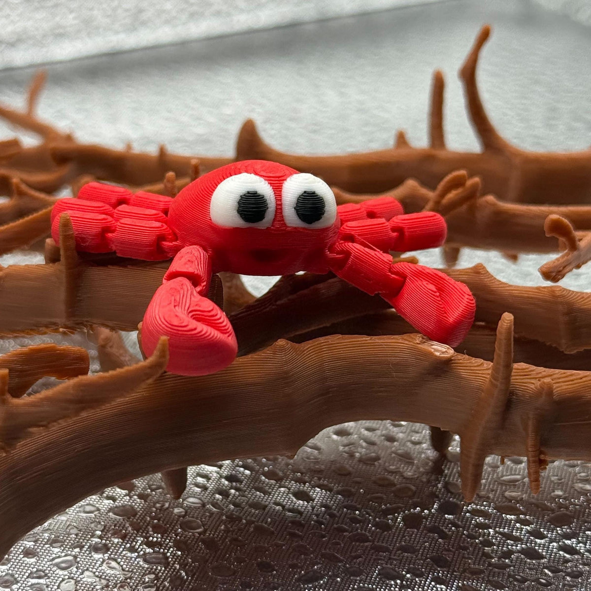 3D Printed Articulated Adult Print-A Pal Crab -To cute to pinch!.