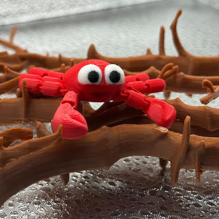3D Printed Articulated Adult Print-A Pal Crab -To cute to pinch!.