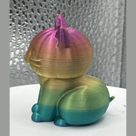 3D Printed Gradient Pumpkin Cat.