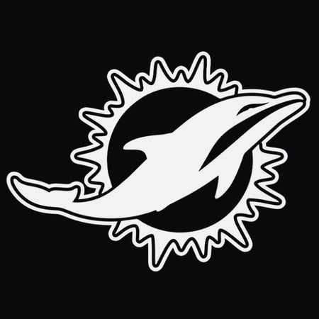 Miami Dolphins Vinyl Decal Fan Gear NFL Football Car Window Sticker