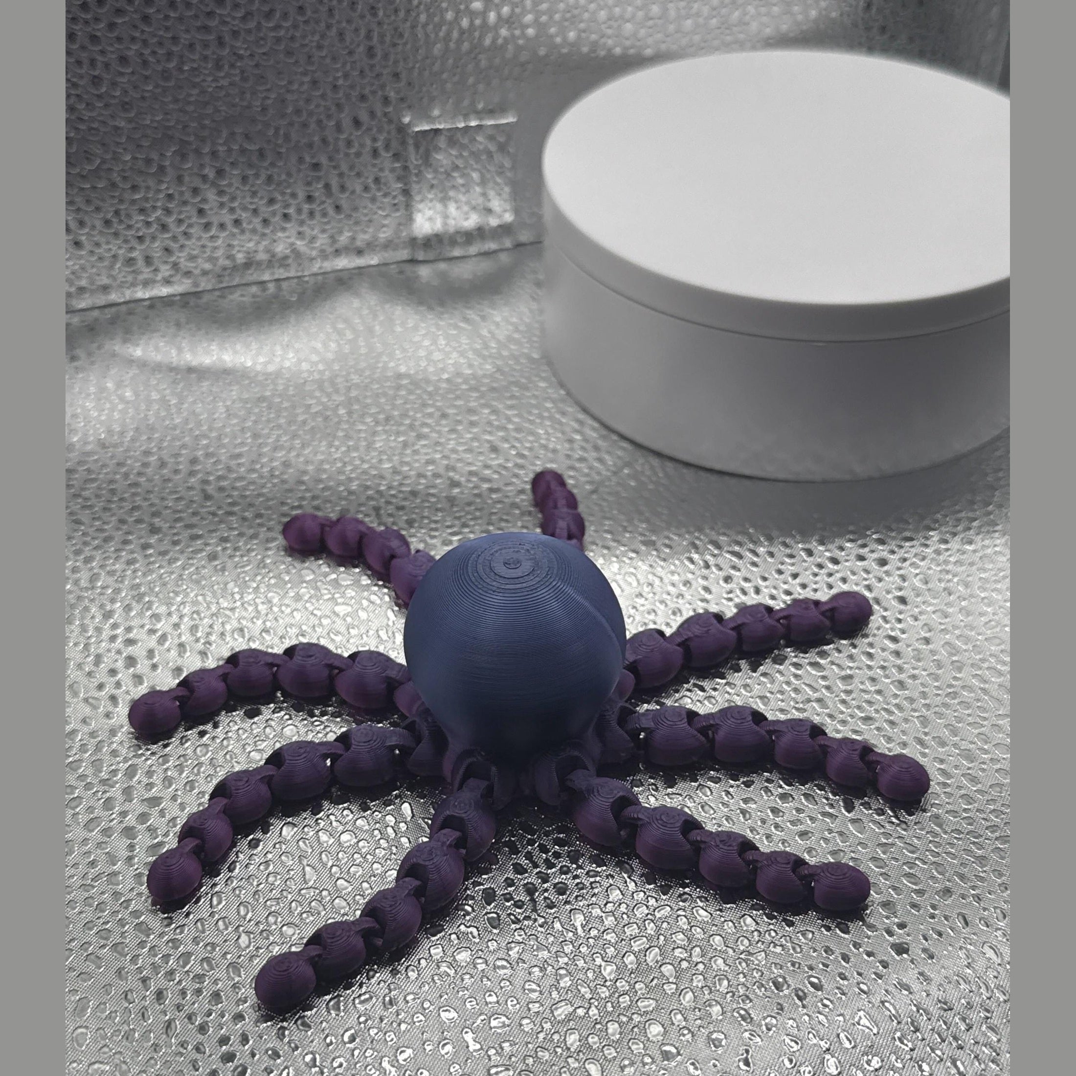 3D Printed Articulated Octopus.