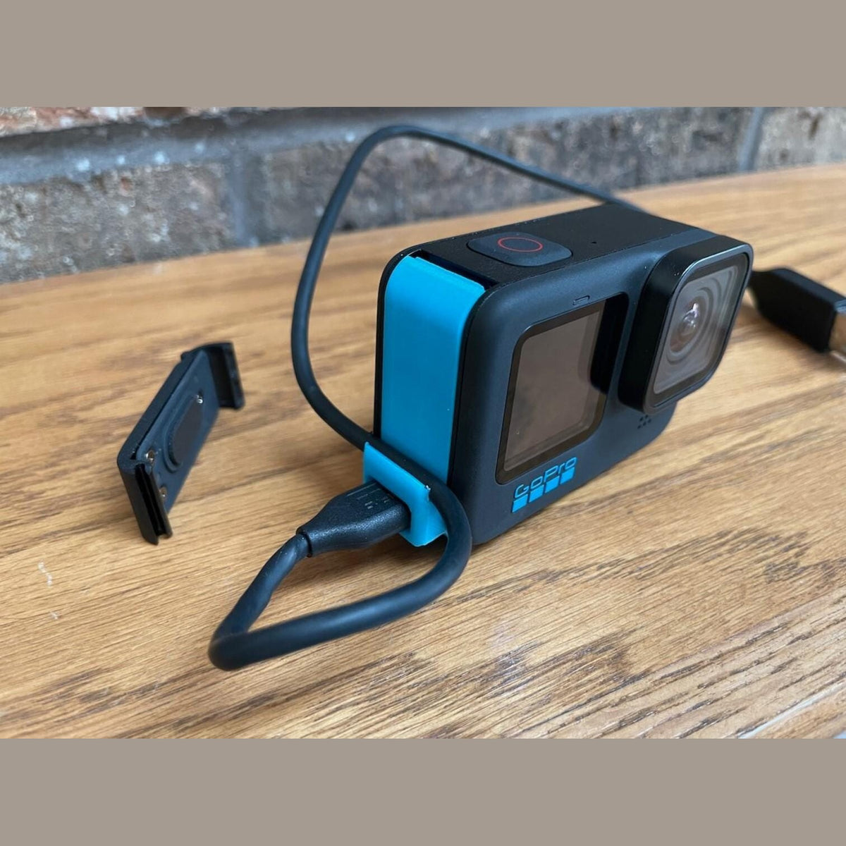 3D Printed Battery Door for GoPro Hero 9 through 13.