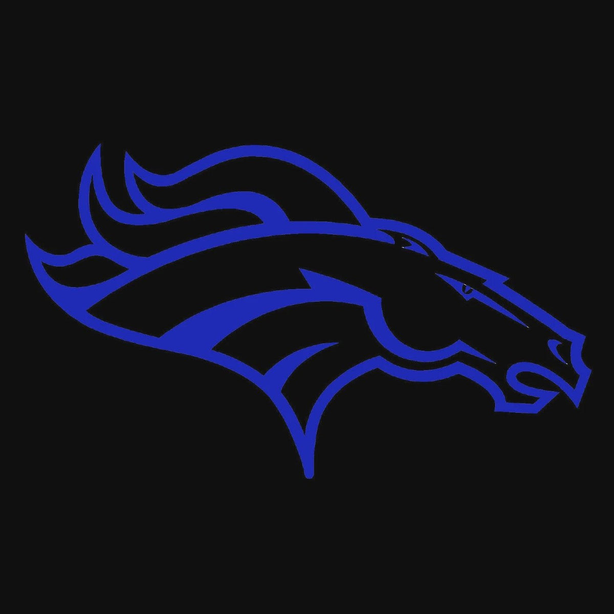 Denver broncos Logo Vinyl Decal Fan Gear NFL Car Window Sticker Cornhole
