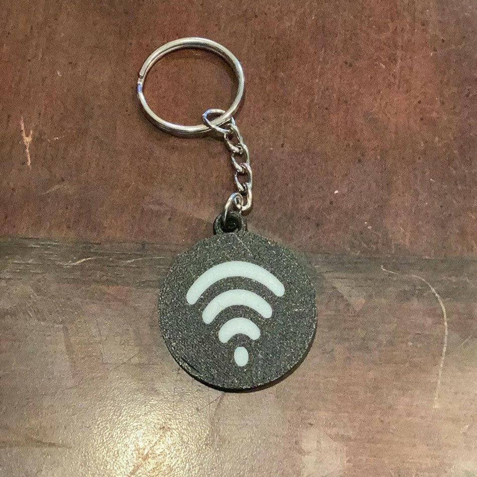 3D printed Instagram scannable keychain (NFC tag).