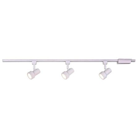 Hampton Bay Mini Step 44 in. 3 Light White  Linear Track Lighting Kit OB LOT 2120.