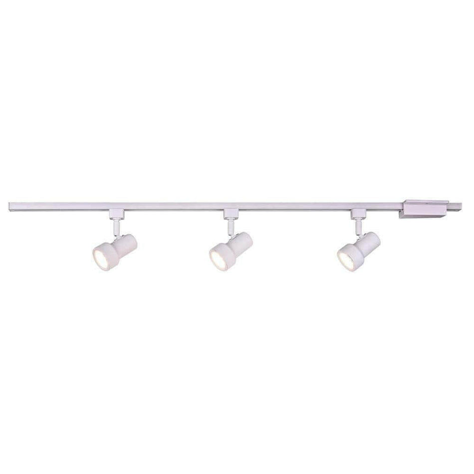 Hampton Bay Mini Step 44 in. 3 Light White  Linear Track Lighting Kit OB LOT 2120.