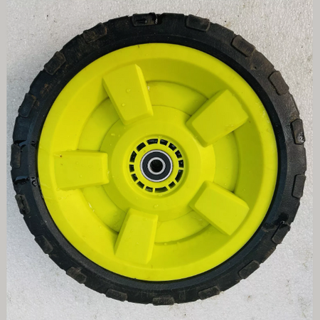 OB Ryobi OEM Parts 9-3/4" Rear Wheel Assembly RY401014US 40v 21" in. Lawn Mower LOT 4139.