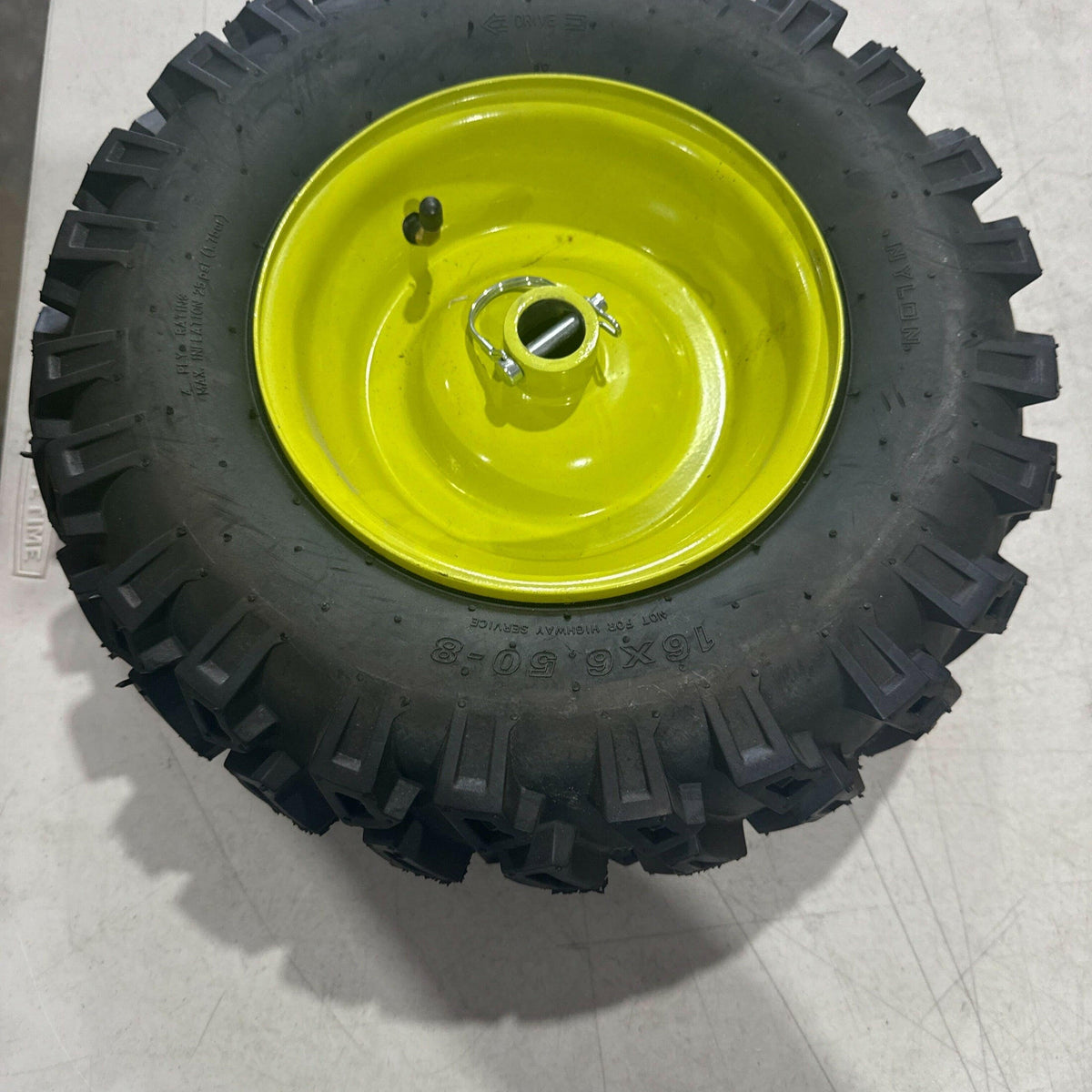 OB Ryobi Right Side Tire 16 x 6.5 x 8 LOT 4511.