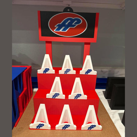 3D Printed Bleacher Multi-Card Display.