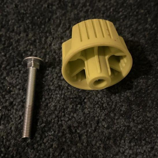 OB Bolt & Knuckle Knob For Ryobi RY40807 40V HP Brushless 24" 2-Stage Snow Blower LOT 2140.