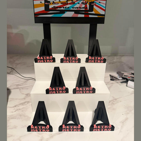 3D Printed Bleacher Multi-Card Display.
