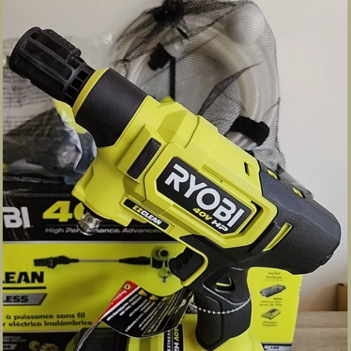 RYOBI RY124052 40-Volt HP EZClean 600 PSI 0.7 GPM Power Cleaner TOOL ONLY OB LOT 3989.