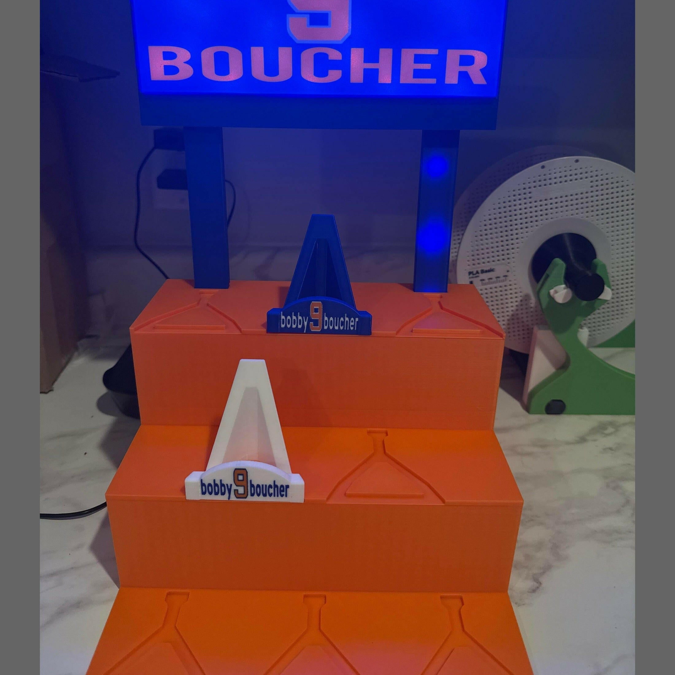 3D Printed Bleacher Multi-Card Display.