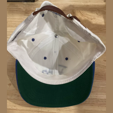 OB Ping Embroidered White & Blue Golf Hat LOT 4475.