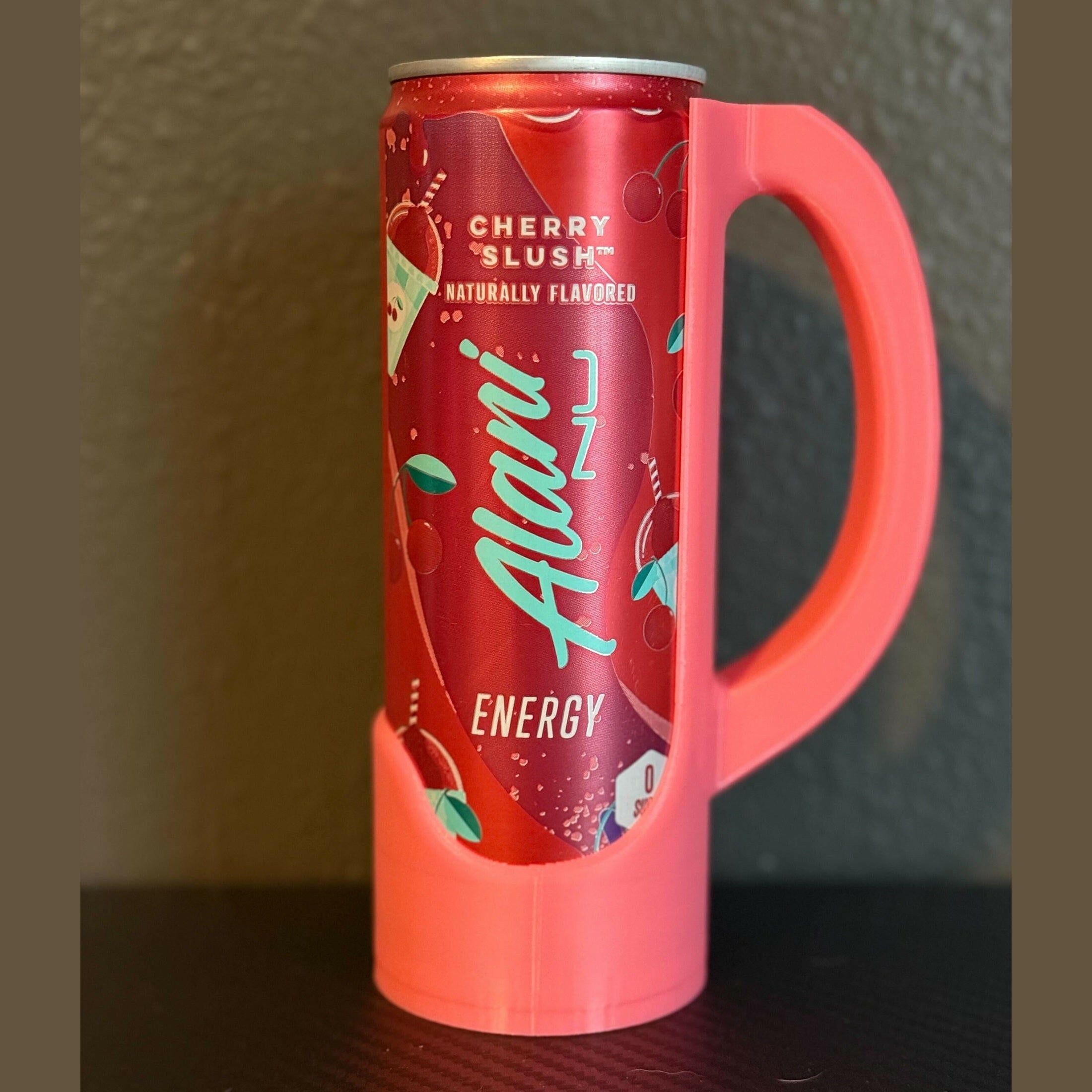 3d printed 12oz Slim Can Holder for redbull or alani cans.