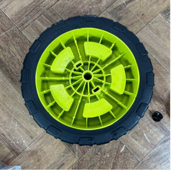 OB RYOBI OEM Parts Front 8” Wheel Assy 20 in. 40V RY401017 Lawn Mower LOT 2295.