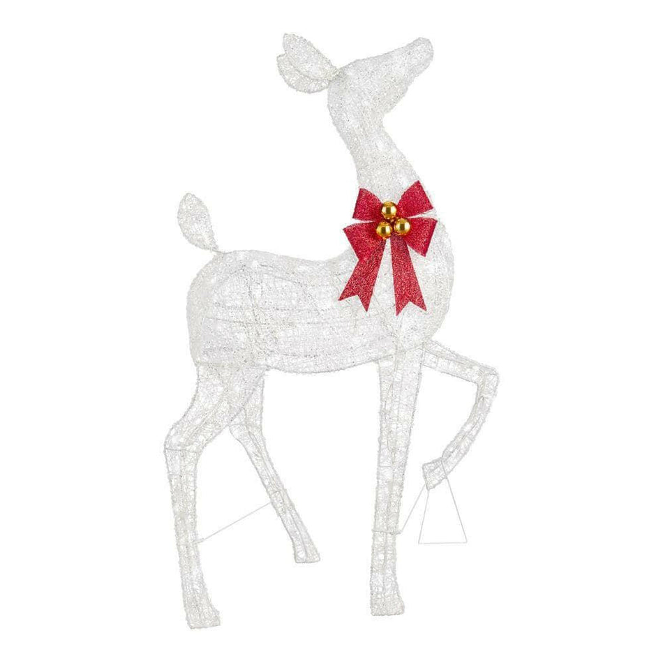 3.5 ft. Icicle Shimmer Twinkling LED Doe Holiday Yard Decoration NEW LOT 3810.