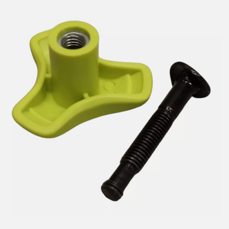 USED RYOBI P1109VNM 18Volt 16" Cordless Mower Handle Bolt & Knob LOT 3994.