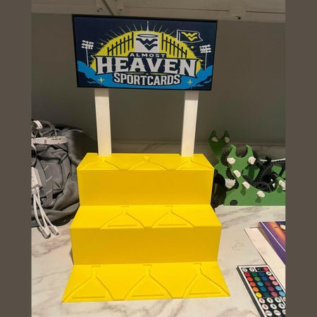 3D Printed Bleacher Multi-Card Display.