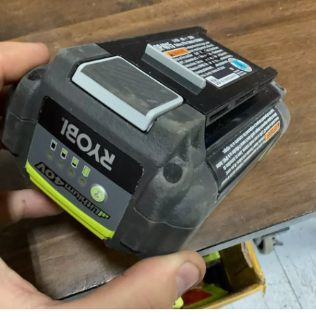 FOR PARTS ONLY Ryobi OP4015 40V Lithium Ion High Capacity Battery PARTS LOT 3859.