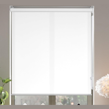 NEW Homebox 50% Blackout Light Filtering Blinds for Windows 32" W×72" H White LOT 4425.