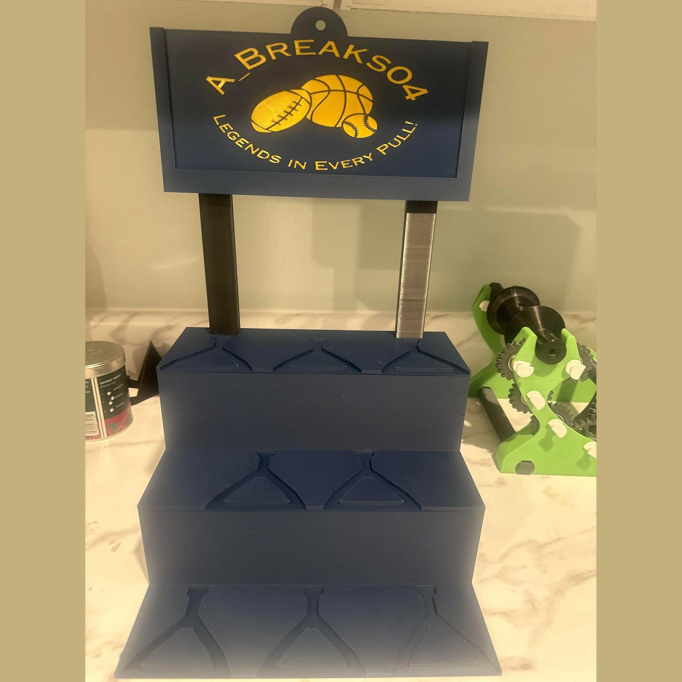 3D Printed Bleacher Multi-Card Display.