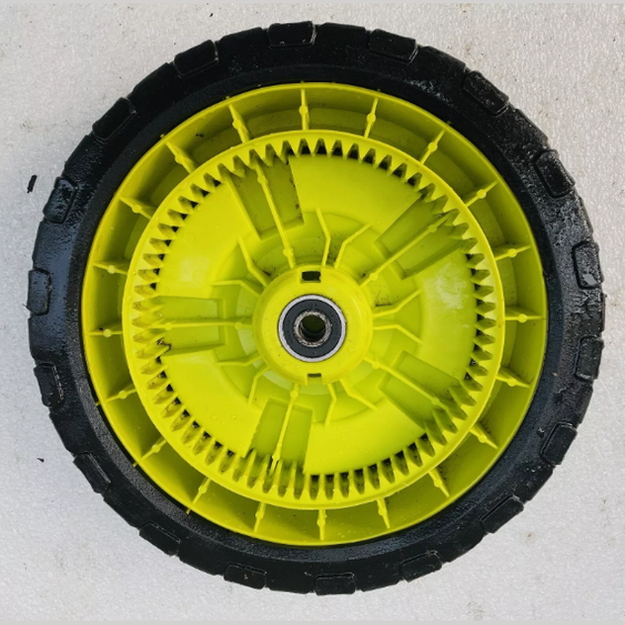 OB Ryobi OEM Parts 9-3/4" Rear Wheel Assembly RY401014US 40v 21" in. Lawn Mower LOT 4139.