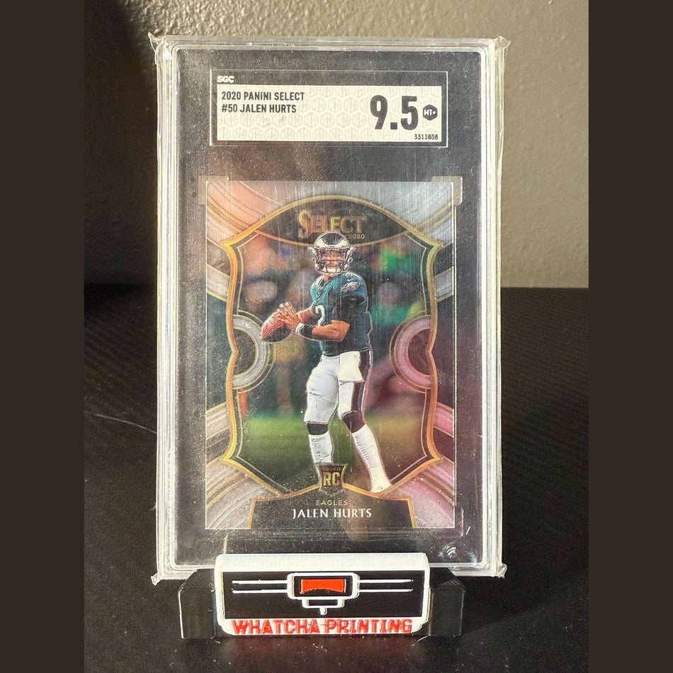 2020 Panini Select Concourse Jalen Hurts Rookie #50 Philadelphia Eagles SGC 9.5.