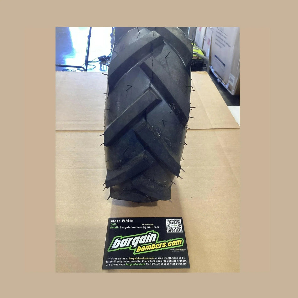 OEM Ryobi RY40702VNM Right Side Ryobi 14 x 5.00-6 Rim in Tire USED.