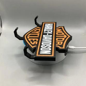 3D Printed 3 Prong Key Holder Harley Davidson