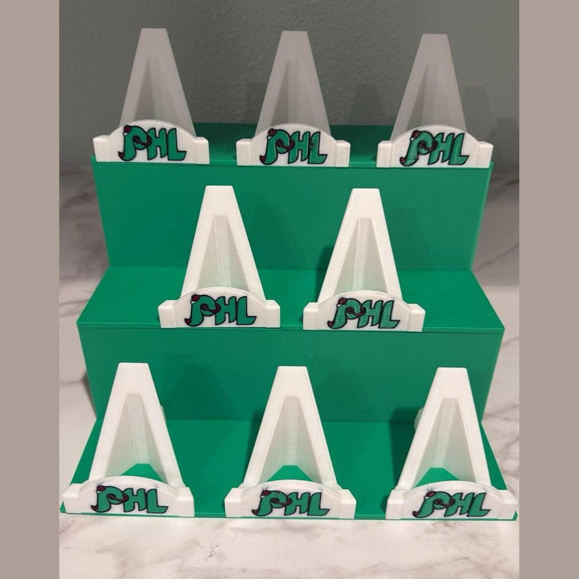 3D Printed Bleacher Multi-Card Display.