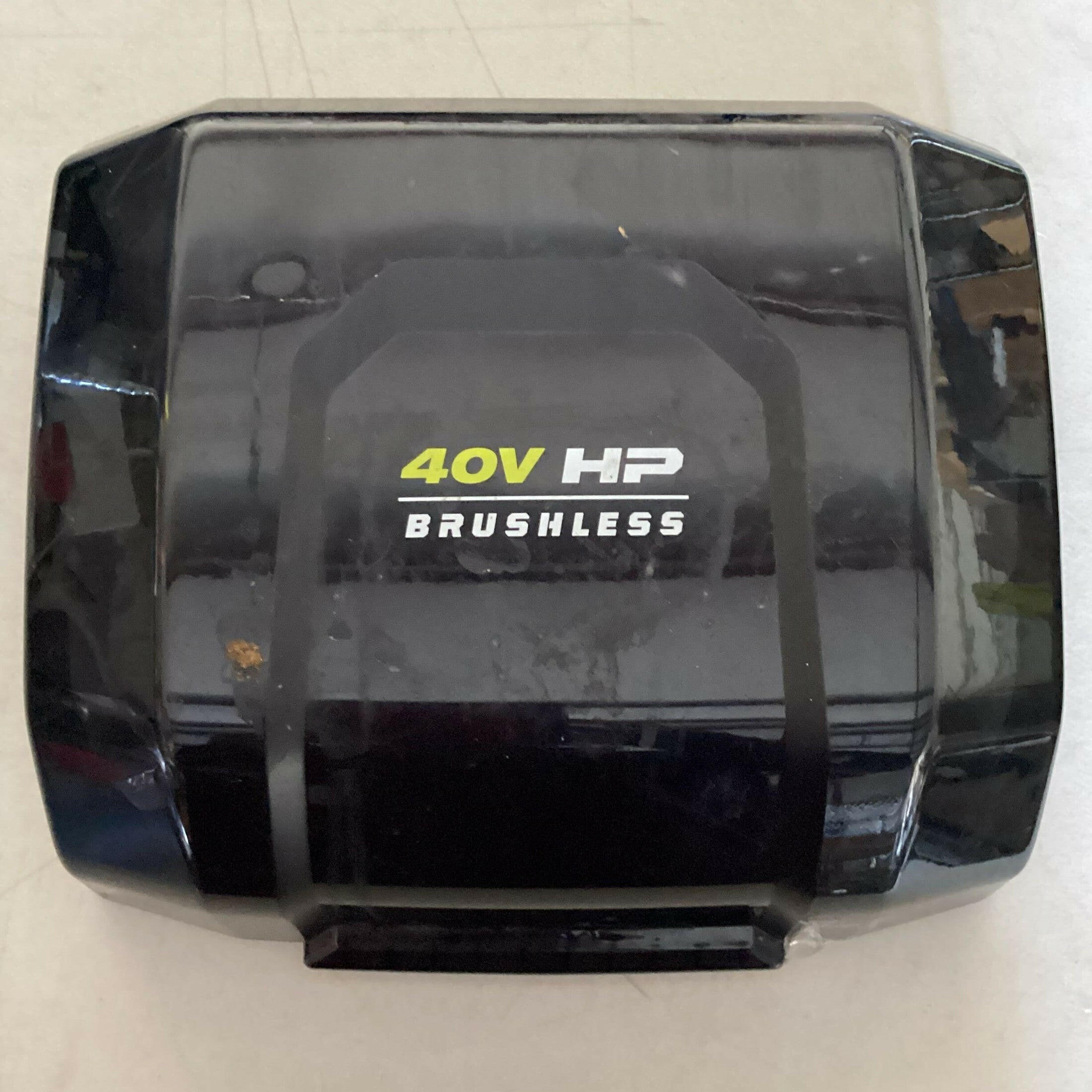 USED PARTS Ryobi Battery Housing Cover For RY408015 Snowblower LOT 4106.