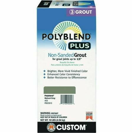 new Custom Building Products 104012 10 Lbs Haystack Polyblend Plus Non Shrink Sanded Grout LOT 4469.