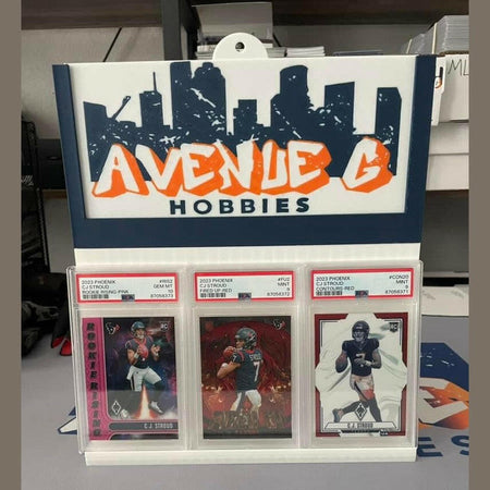3D Printed Stadium Card Display System.
